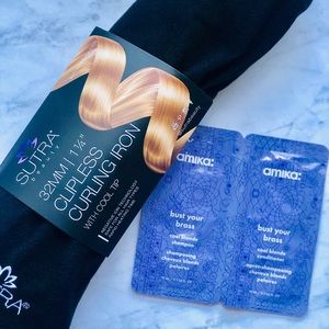 Sutra Beauty Curling FREE amika shampoo hair tools